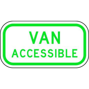 ZING Eco Parking Sign, 6X12, HIP- Model 2346